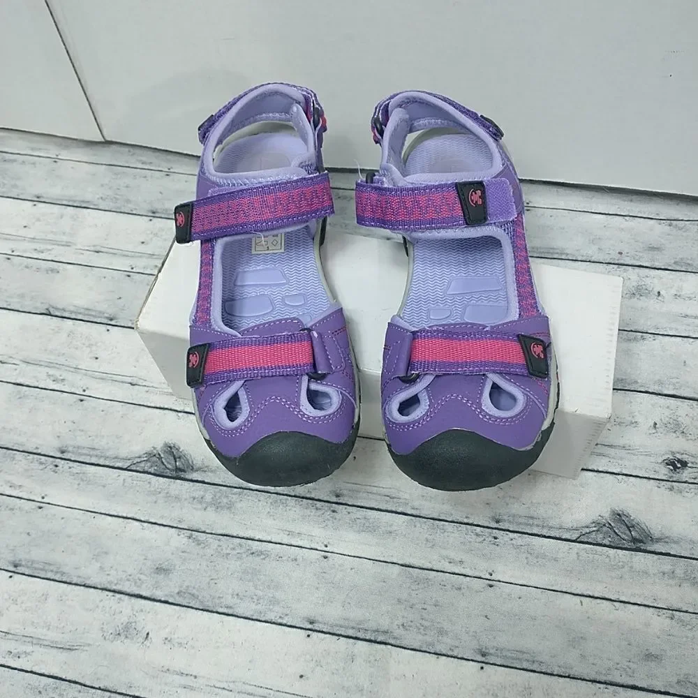 Kamik Sandals Big Girls Size 5 EU 37 Purple Hybrid Sneaker Water Outdoor Shoe.